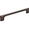 Jeffrey Alexander 160 mm Center-to-Center Brushed Oil Rubbed Bronze Asymmetrical Leyton Cabinet Pull 286-160DBAC - alternate 1